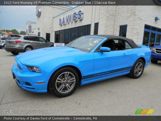 2013 Ford Mustang V6 Premium Convertible in Grabber Blue