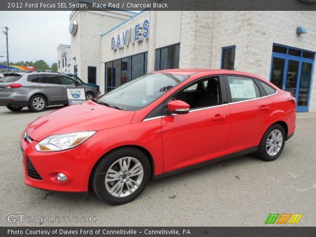 2012 Ford Focus SEL Sedan in Race Red
