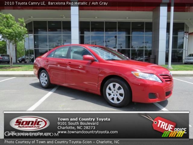 2010 Toyota Camry LE in Barcelona Red Metallic