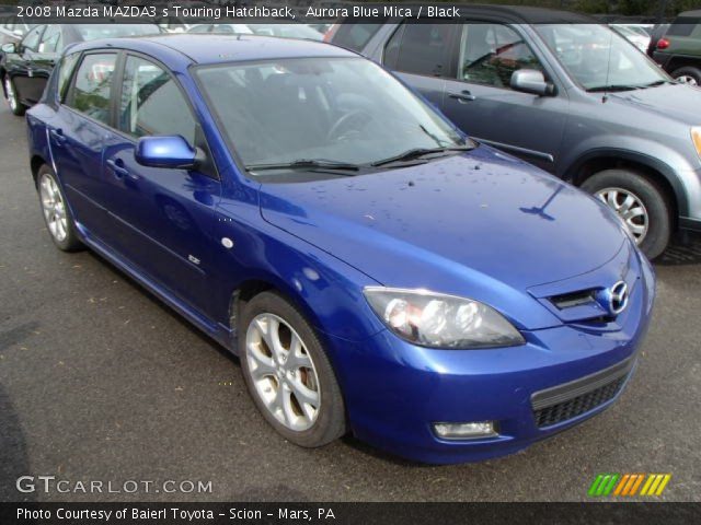 2008 Mazda MAZDA3 s Touring Hatchback in Aurora Blue Mica