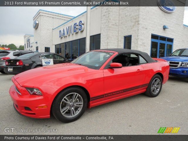 2013 Ford Mustang V6 Premium Convertible in Race Red
