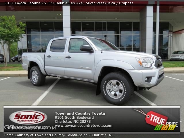 2013 Toyota Tacoma V6 TRD Double Cab 4x4 in Silver Streak Mica