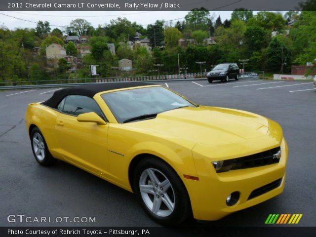 2012 Chevrolet Camaro LT Convertible in Rally Yellow