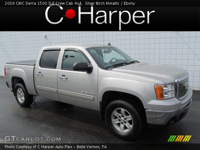 2009 GMC Sierra 1500 SLE Crew Cab 4x4 in Silver Birch Metallic