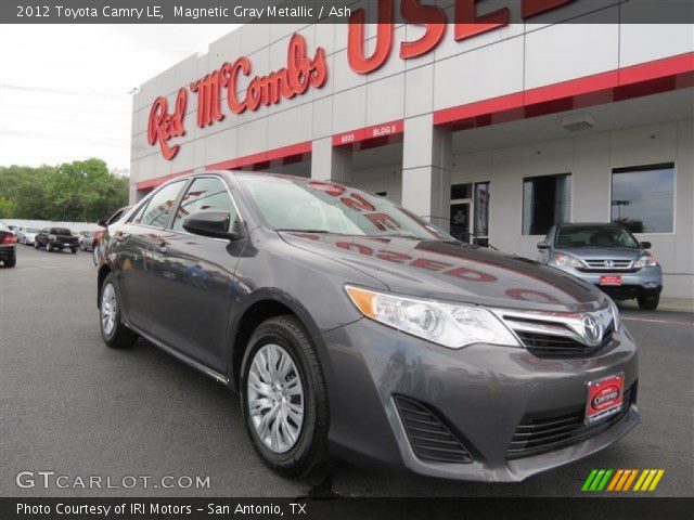 2012 Toyota Camry LE in Magnetic Gray Metallic