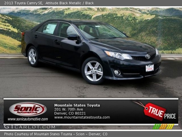 2013 Toyota Camry SE in Attitude Black Metallic