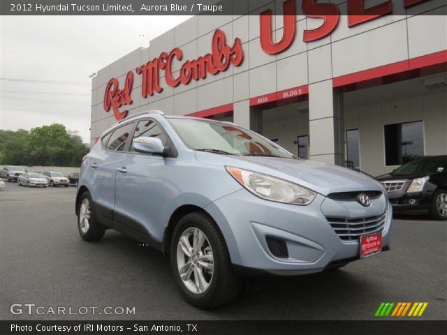 2012 Hyundai Tucson Limited in Aurora Blue