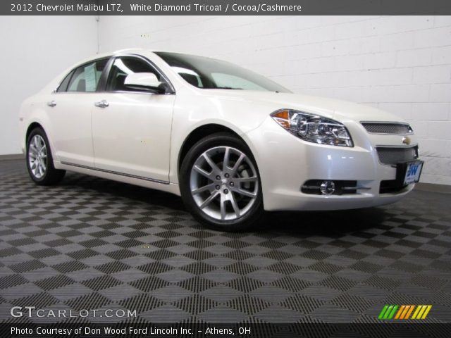 2012 Chevrolet Malibu LTZ in White Diamond Tricoat