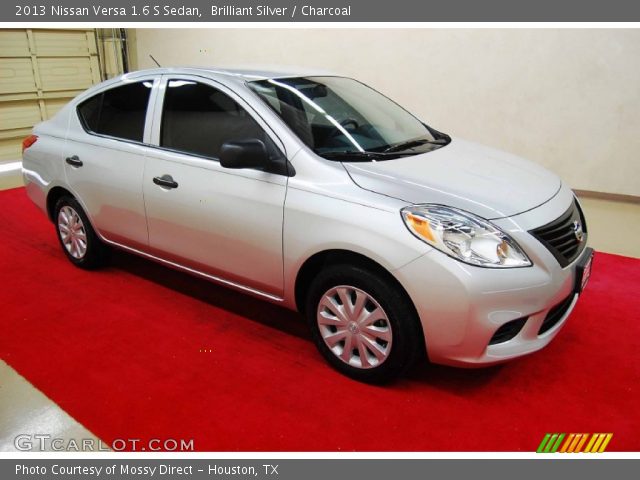 2013 Nissan Versa 1.6 S Sedan in Brilliant Silver