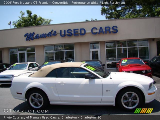 2006 Ford Mustang GT Premium Convertible in Performance White