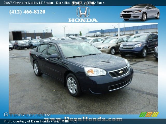 2007 Chevrolet Malibu LT Sedan in Dark Blue Metallic