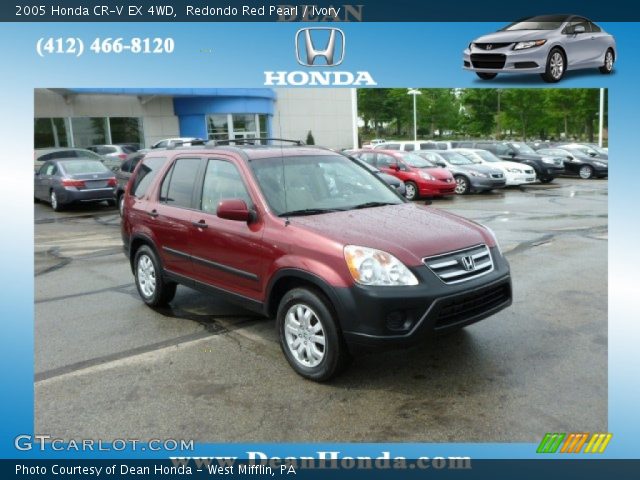 2005 Honda CR-V EX 4WD in Redondo Red Pearl