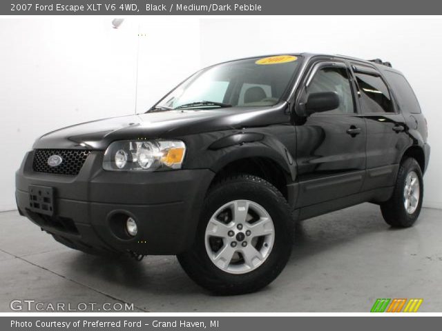 2007 Ford Escape XLT V6 4WD in Black