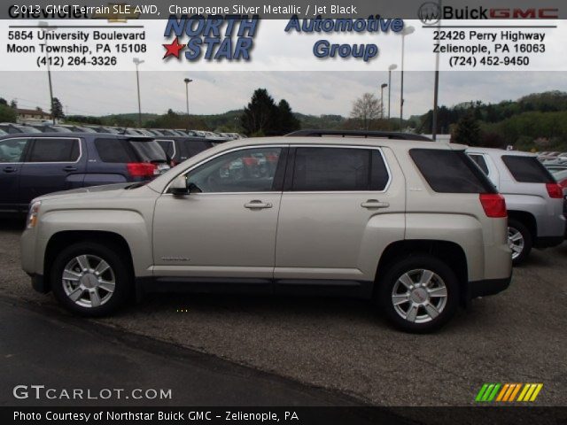 2013 GMC Terrain SLE AWD in Champagne Silver Metallic