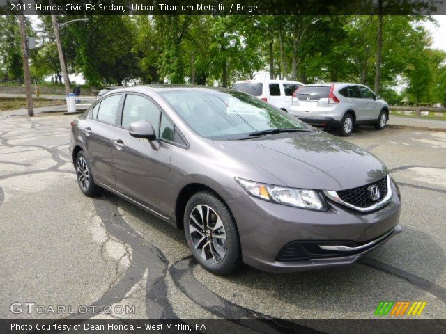 2013 Honda Civic EX Sedan in Urban Titanium Metallic