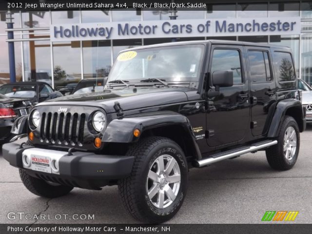 2012 Jeep Wrangler Unlimited Sahara 4x4 in Black
