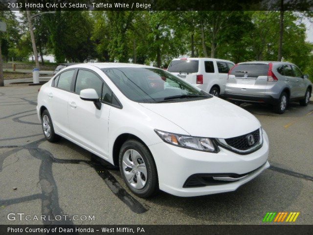 2013 Honda Civic LX Sedan in Taffeta White