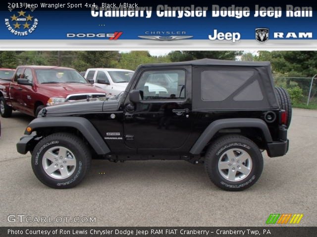 2013 Jeep Wrangler Sport 4x4 in Black
