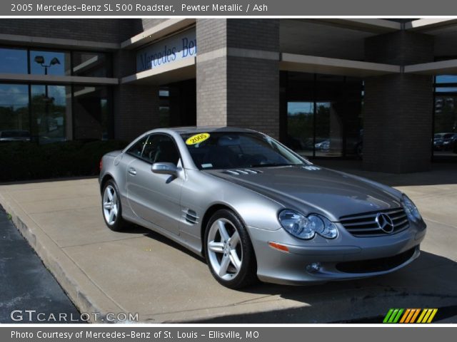 2005 Mercedes-Benz SL 500 Roadster in Pewter Metallic