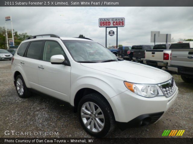 2011 Subaru Forester 2.5 X Limited in Satin White Pearl