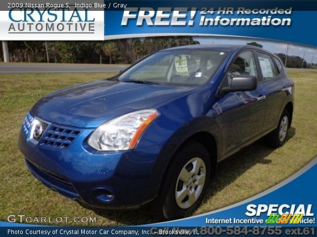 2009 Nissan Rogue S in Indigo Blue