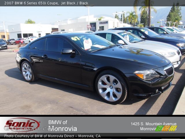 2007 BMW 6 Series 650i Coupe in Jet Black