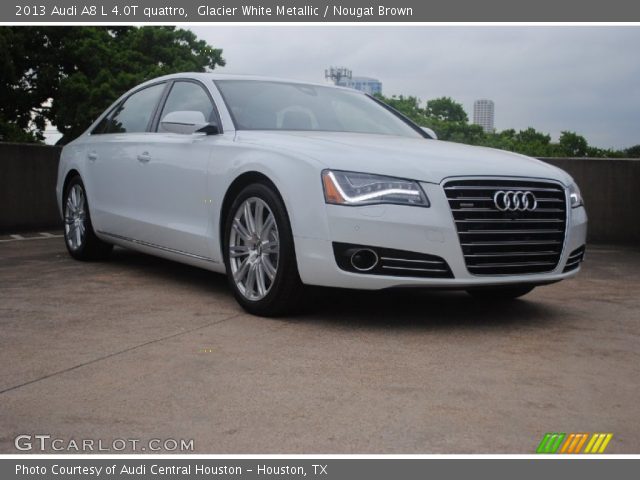2013 Audi A8 L 4.0T quattro in Glacier White Metallic