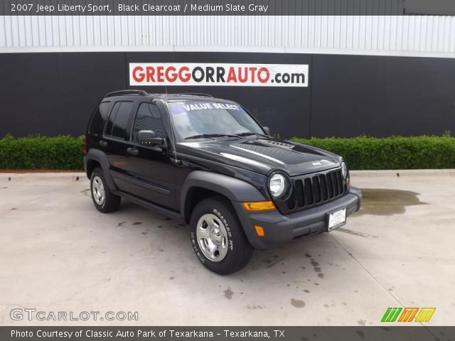 2007 Jeep Liberty Sport in Black Clearcoat