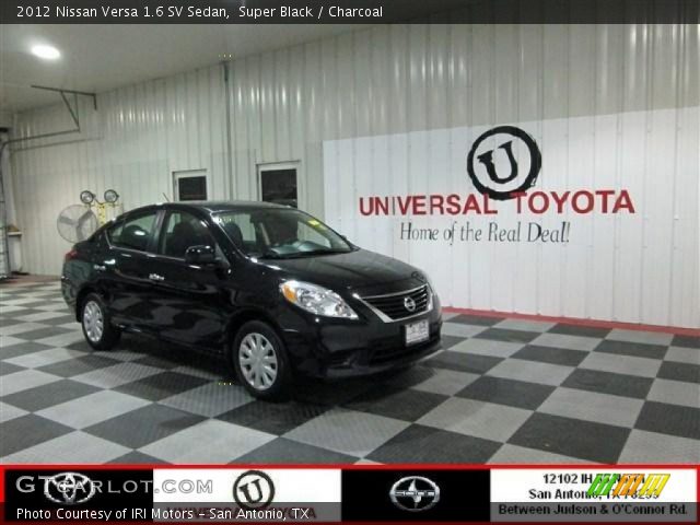 2012 Nissan Versa 1.6 SV Sedan in Super Black