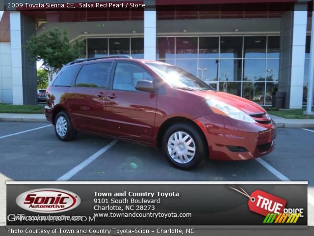 2009 Toyota Sienna CE in Salsa Red Pearl