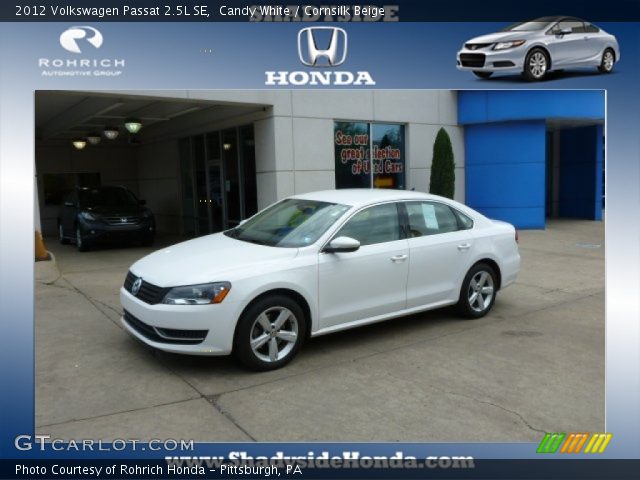 2012 Volkswagen Passat 2.5L SE in Candy White