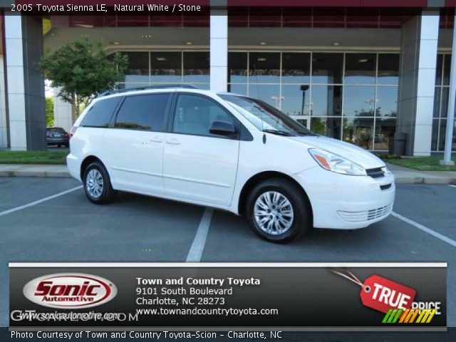 2005 Toyota Sienna LE in Natural White