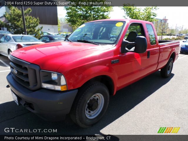 2004 Ford F250 Super Duty XL SuperCab in Red