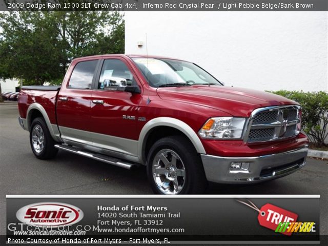 2009 Dodge Ram 1500 SLT Crew Cab 4x4 in Inferno Red Crystal Pearl