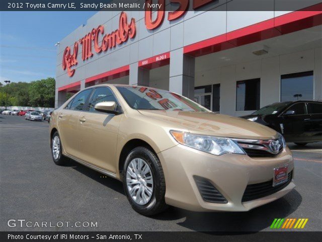 2012 Toyota Camry LE in Sandy Beach Metallic