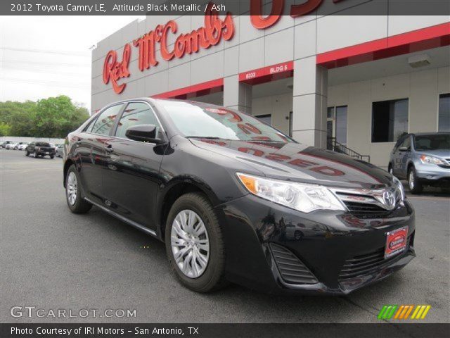 2012 Toyota Camry LE in Attitude Black Metallic