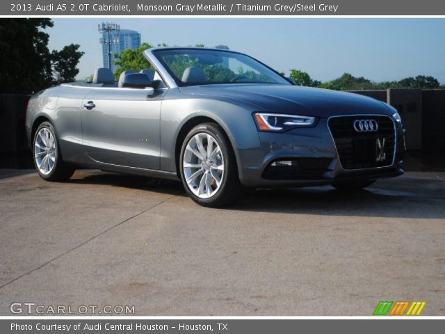 2013 Audi A5 2.0T Cabriolet in Monsoon Gray Metallic