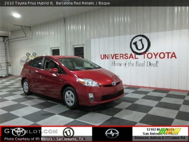 2010 Toyota Prius Hybrid III in Barcelona Red Metallic