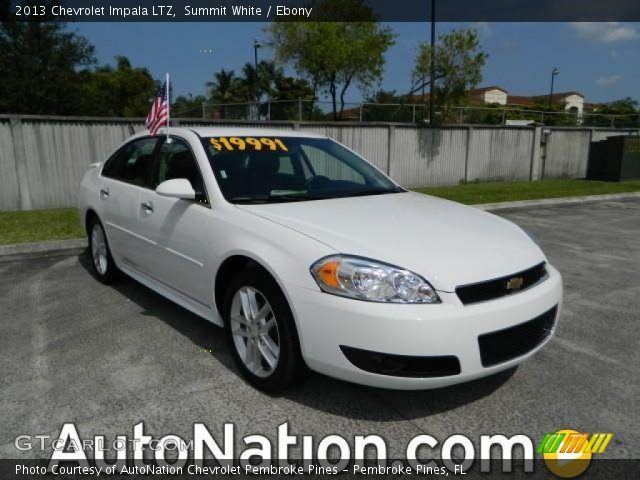 2013 Chevrolet Impala LTZ in Summit White