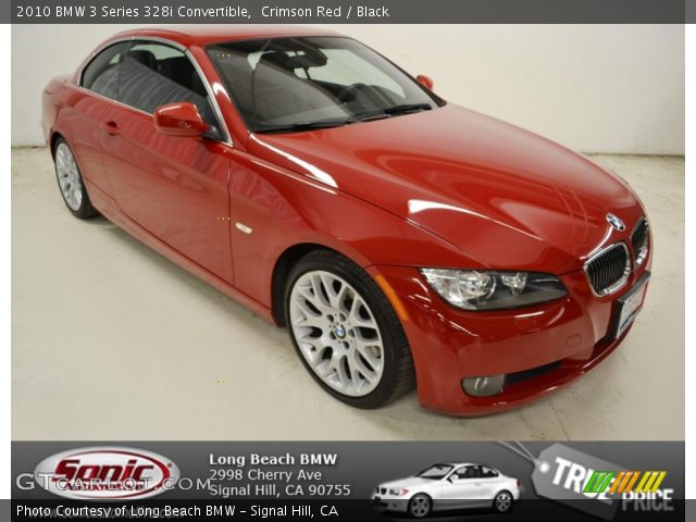 2010 BMW 3 Series 328i Convertible in Crimson Red