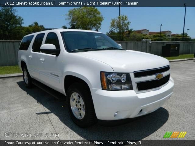 2012 Chevrolet Suburban LT in Summit White