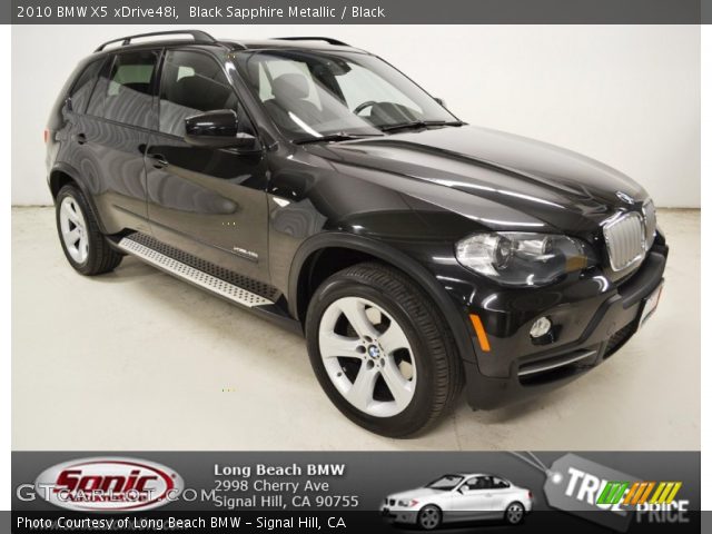 2010 BMW X5 xDrive48i in Black Sapphire Metallic