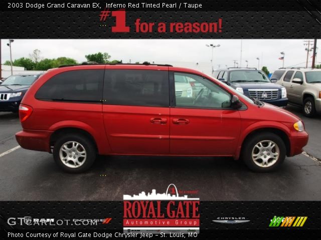 2003 Dodge Grand Caravan EX in Inferno Red Tinted Pearl