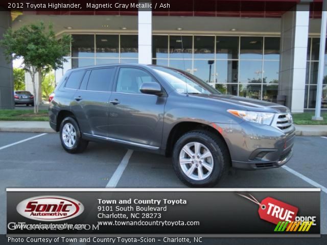 2012 Toyota Highlander  in Magnetic Gray Metallic