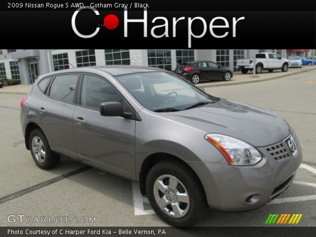 2009 Nissan Rogue S AWD in Gotham Gray