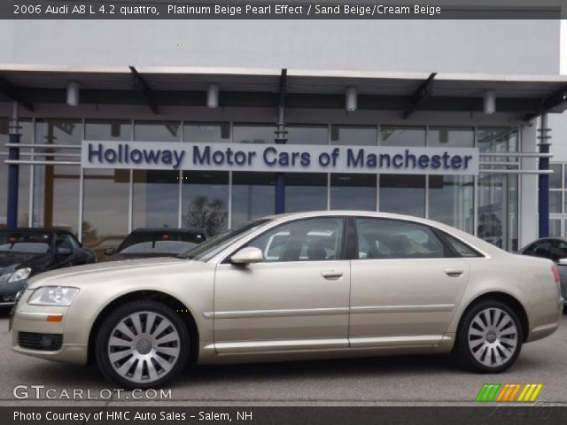 2006 Audi A8 L 4.2 quattro in Platinum Beige Pearl Effect