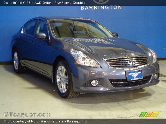 2011 Infiniti G 25 x AWD Sedan in Blue Slate