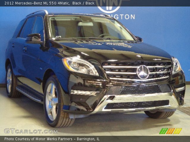 2012 Mercedes-Benz ML 550 4Matic in Black