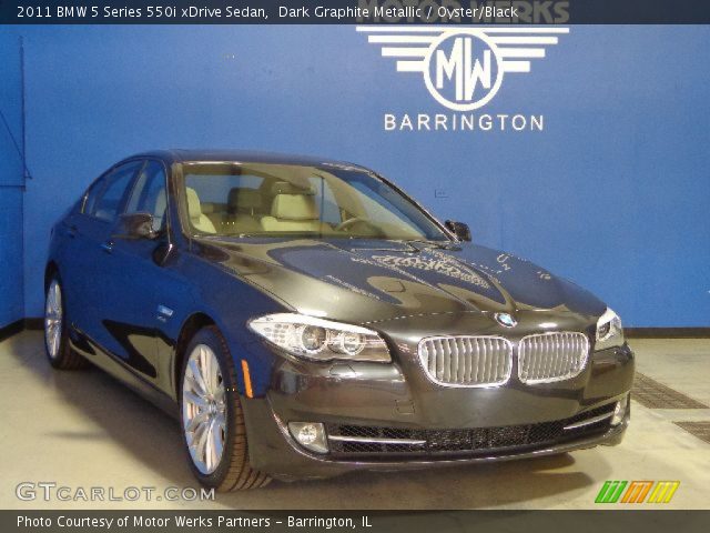 2011 BMW 5 Series 550i xDrive Sedan in Dark Graphite Metallic