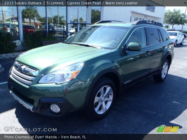 2013 Subaru Outback 2.5i Limited in Cypress Green Pearl